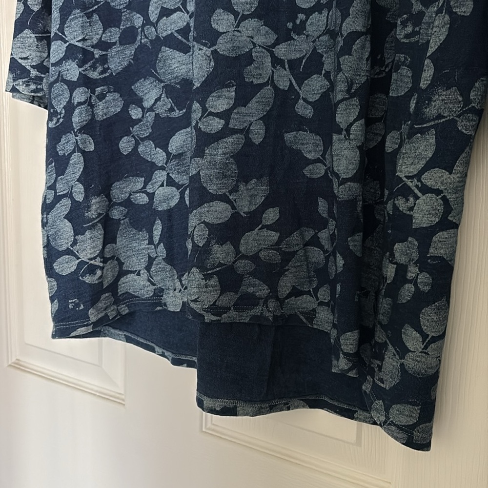 J. Jill Blue Boxy Tunic with Relaxed Fit - Picture 3 of 7